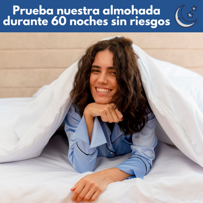 BlissPillow® - Almohada Ortopédica Inteligente 🎁 +20 PARCHES NATURALES DE REGALO 🎁